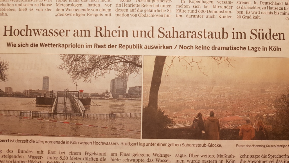 Der Saharastaub